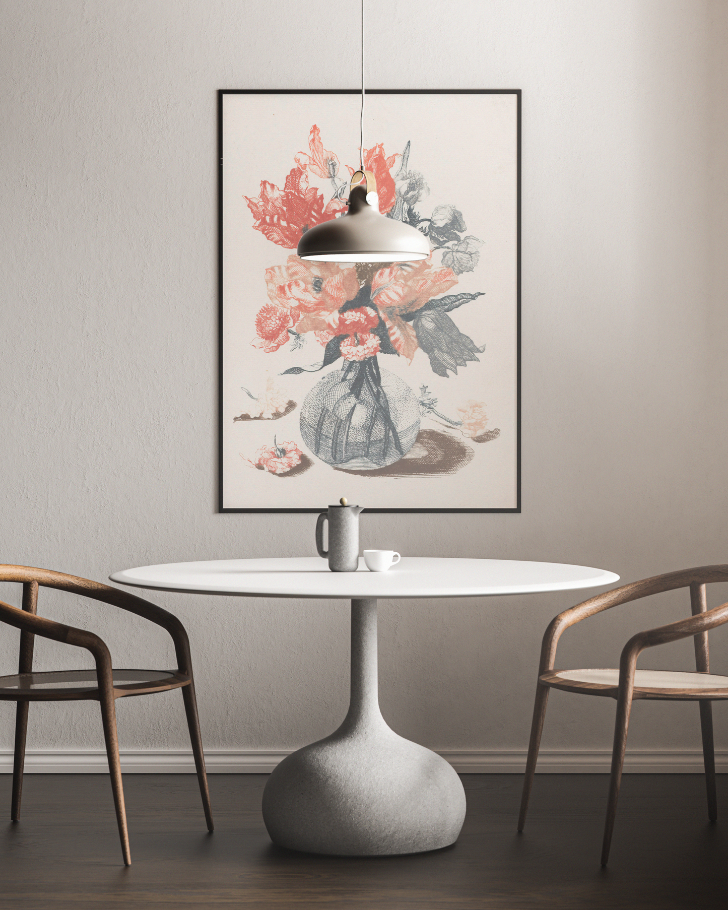Vintage Bloom Canvas Frame
