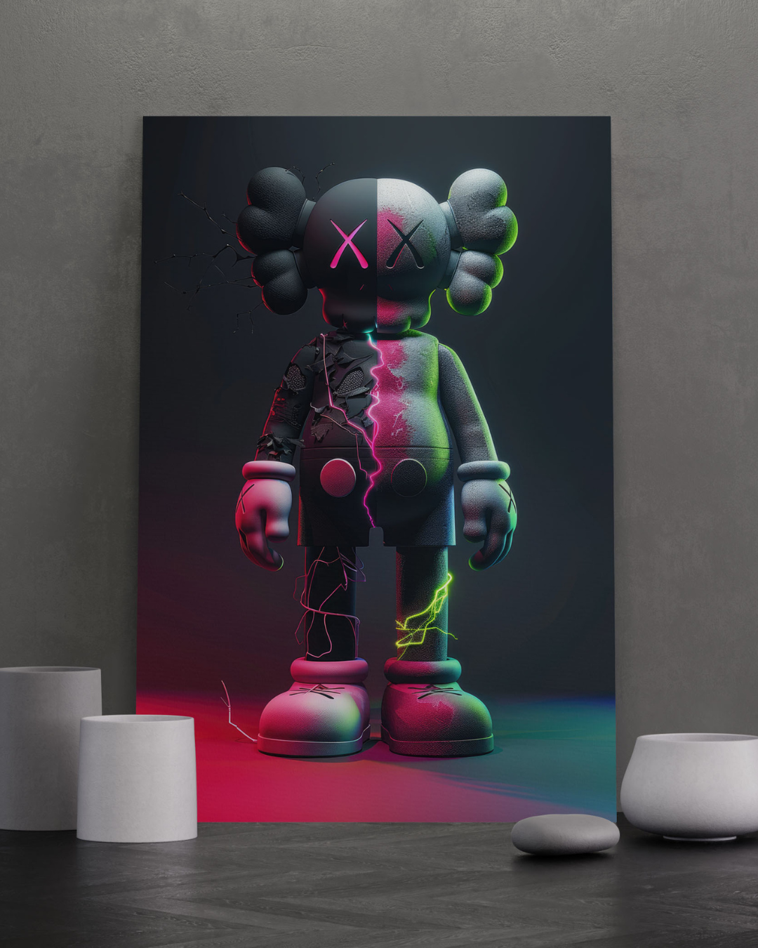 KAWS Companion Wall Canvas