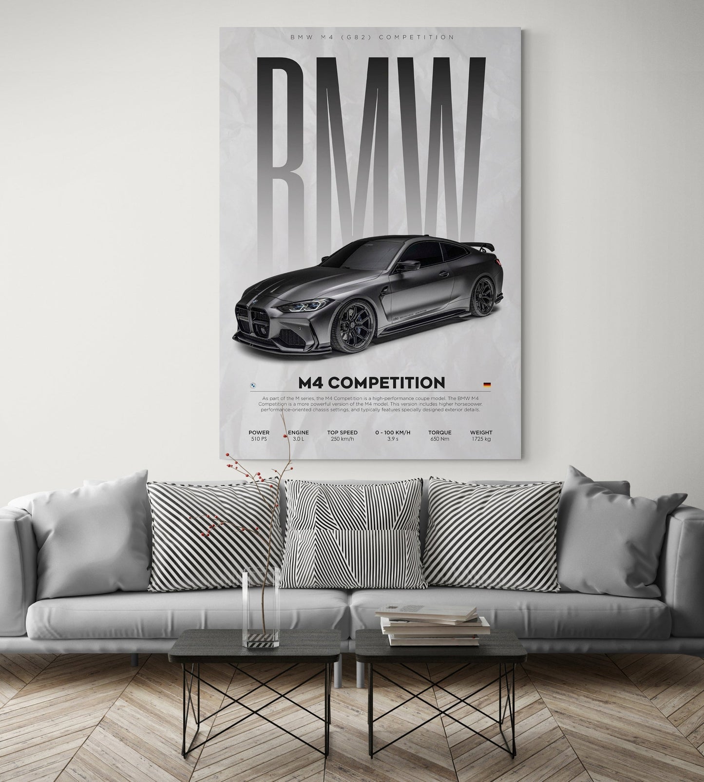 BMW M4 Competition Canvas