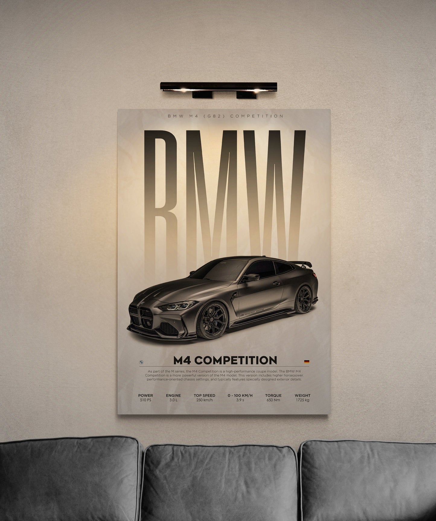 BMW M4 Competition Canvas