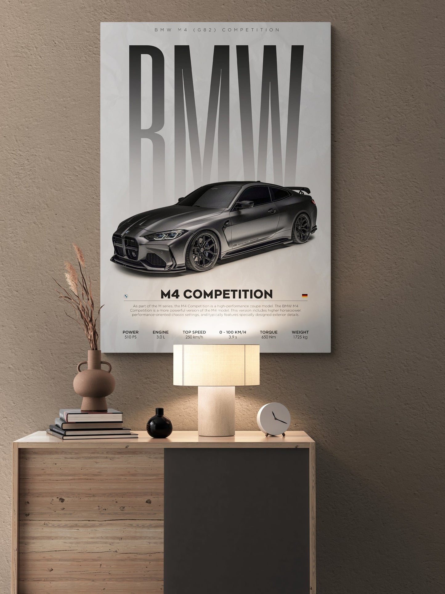 BMW M4 Competition Canvas