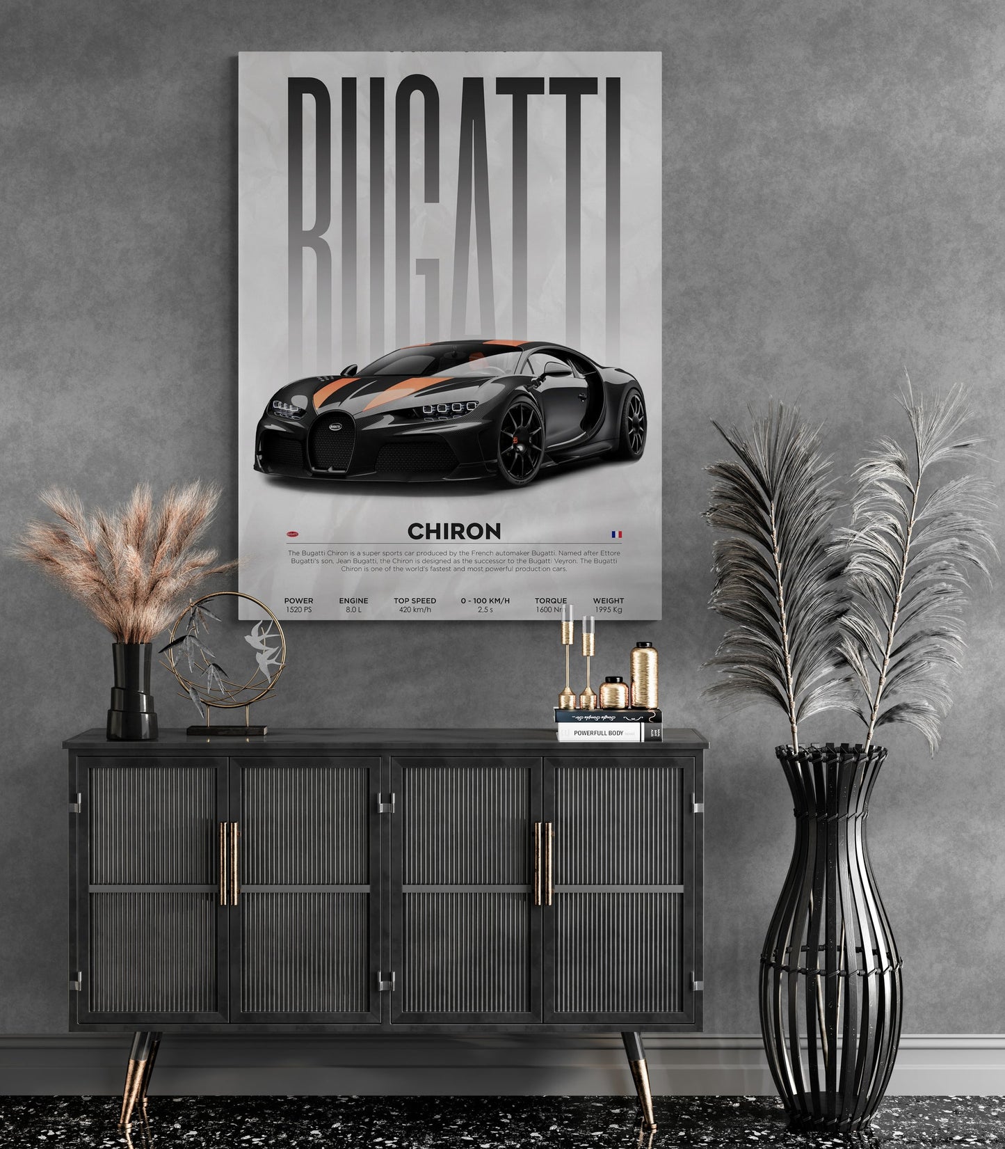 Bugatti Chiron Canvas