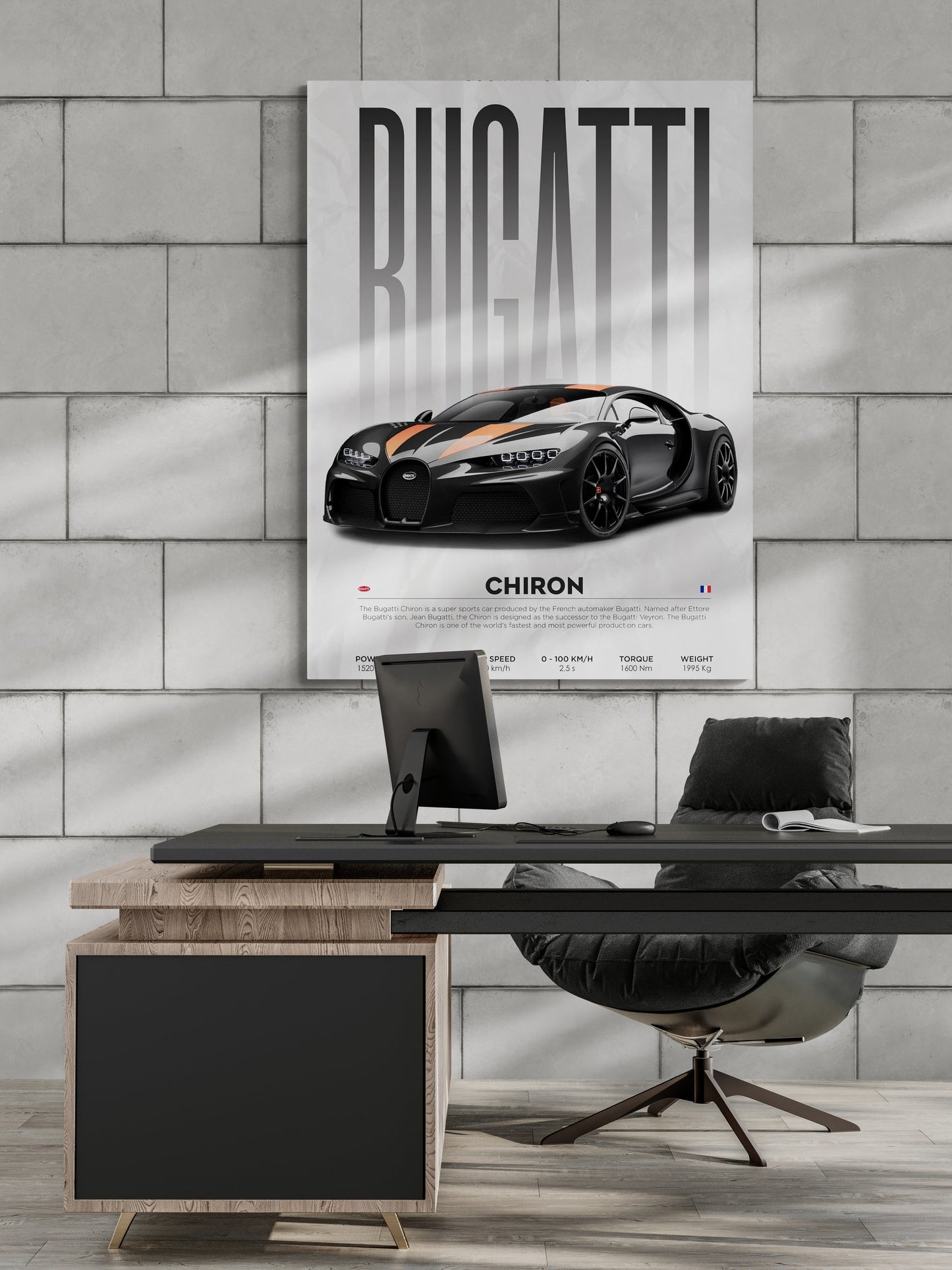 Bugatti Chiron Canvas