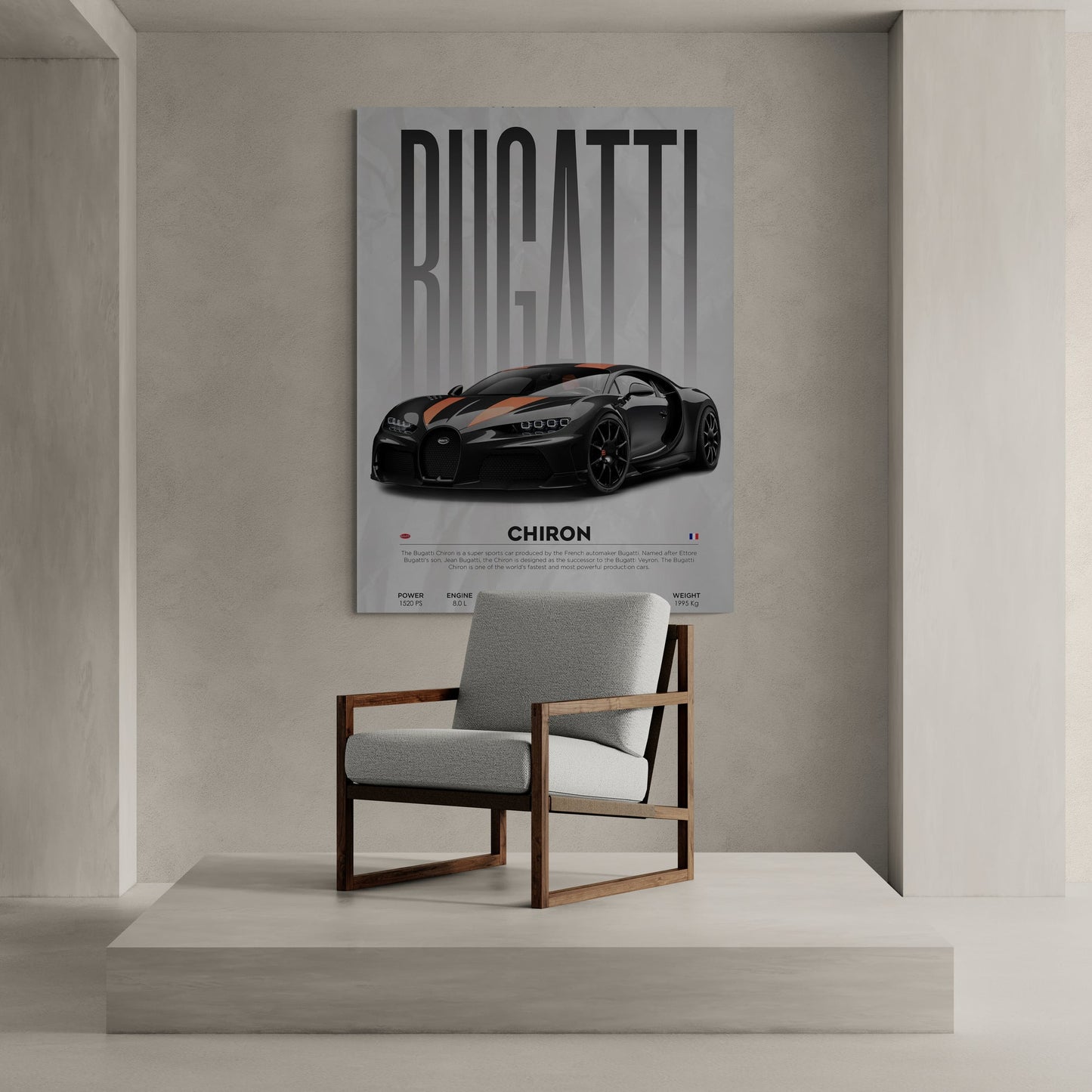 Bugatti Chiron Canvas