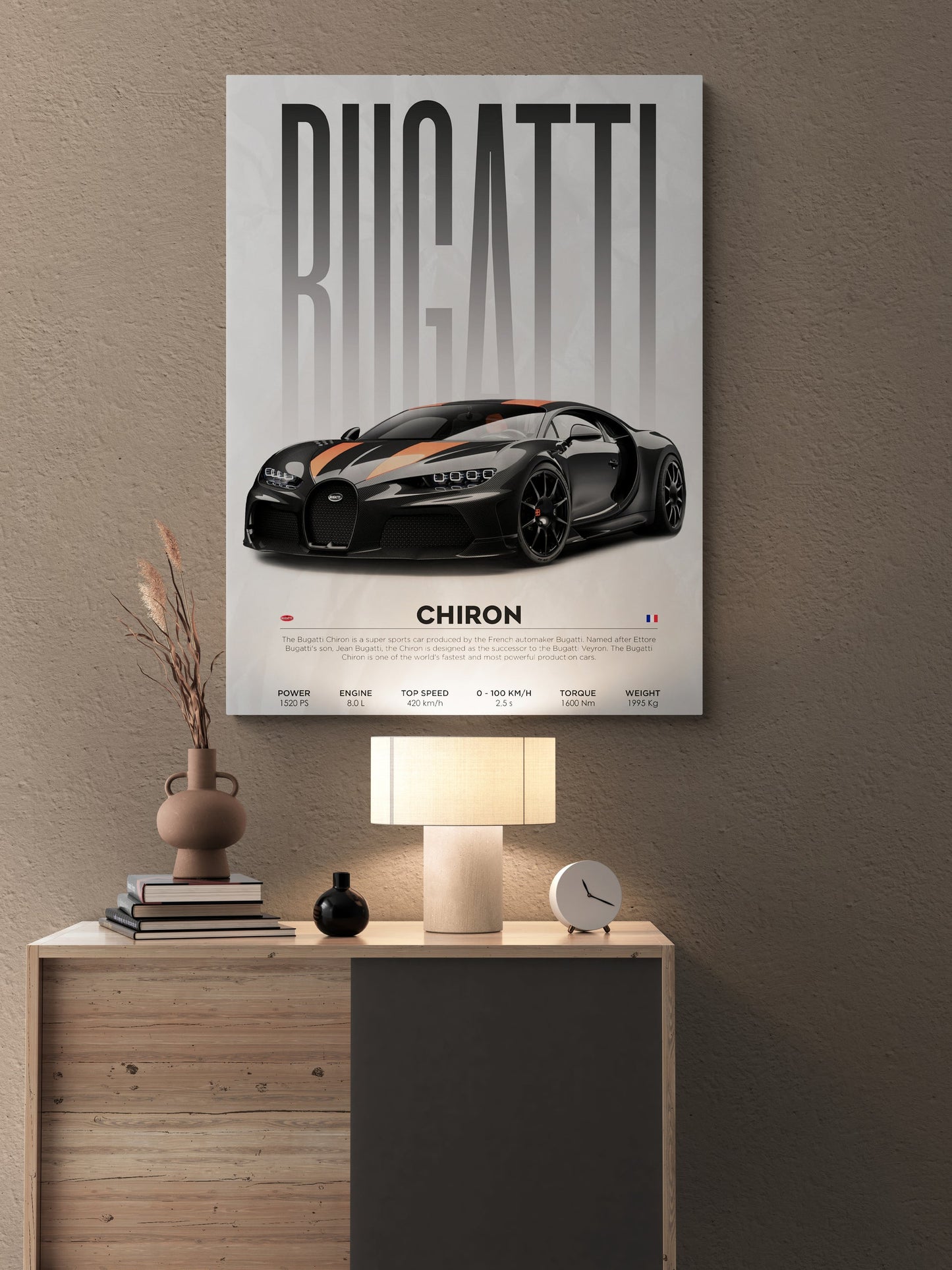 Bugatti Chiron Canvas