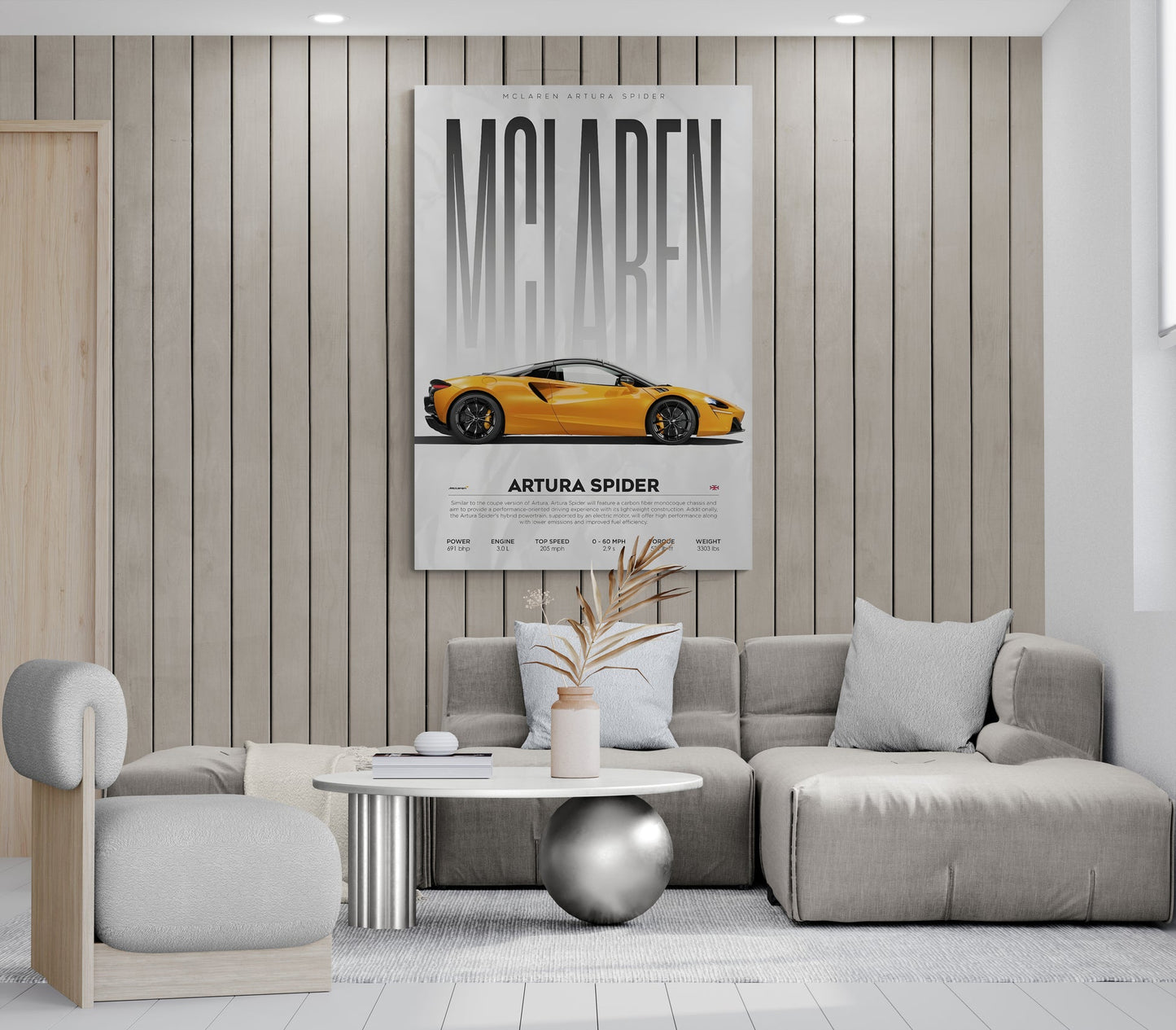 McLaren Artura Spider Canvas