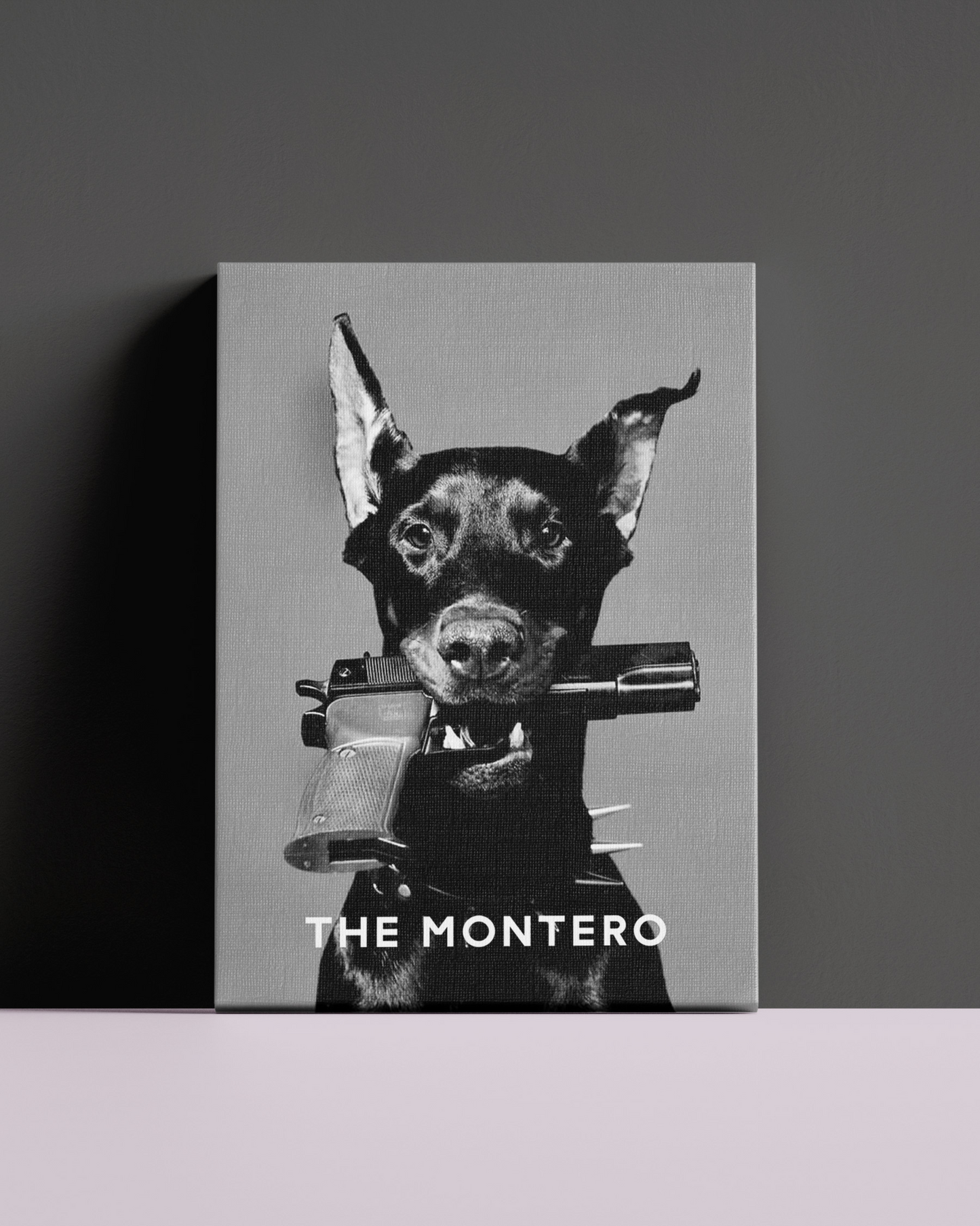 The Montero Doberman Canvas